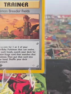 Pokemon Breeder Fields 62/64 - 1st Edition Neo Revelation - Pokemon Card NM+ - Image 5
