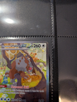 Pokemon TCG Bloodmoon Ursaluna EX Twilight Masquerade Card TWM 216/167 - Image 3