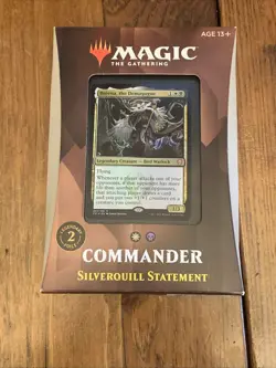 2021 Magic the Gathering Strixhaven Commander Deck Silverquill Statement Sealed 630509959020 - Image 1