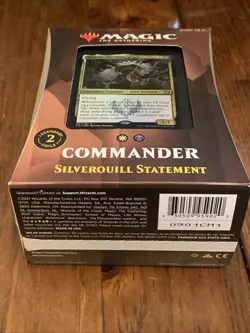 2021 Magic the Gathering Strixhaven Commander Deck Silverquill Statement Sealed 630509959020 - Image 2