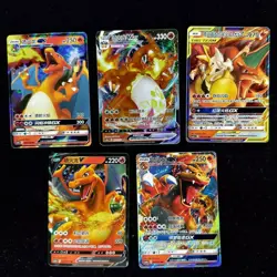 Lots 5 Charizard Set Pokemon TCG S-Chinese Charizard Vmax V GX Card Holo RRR RR - Image 1
