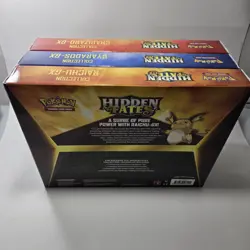 (LOT OF 3) Pokemon Hidden Fates Charizard Gyarados Raichu GX Box - New Sealed - Image 5