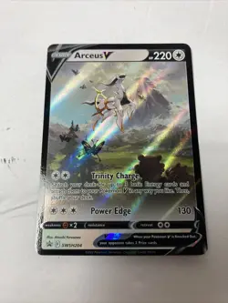 Arceus v SWSH204 Sword & Shield Promo Holo Card NM-Mint Condition RARE - Image 1