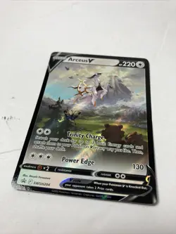 Arceus v SWSH204 Sword & Shield Promo Holo Card NM-Mint Condition RARE - Image 2