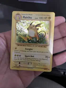 Pokemon XY Evolutions Raichu Holo Rare Reverse Holo Card 36/108 NM Condition - Image 3