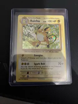 Pokemon XY Evolutions Raichu Holo Rare Reverse Holo Card 36/108 NM Condition - Image 4