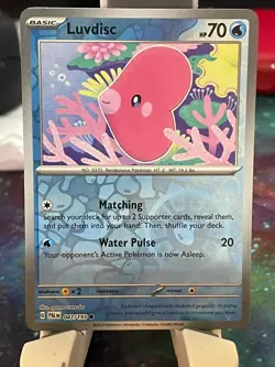 POKEMON LUVDISC 047/193 COMMON REVERSE HOLOFOIL PALDEA EVOLVED NM CARD - Image 1