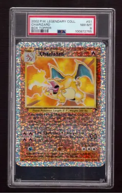 2002 Pokemon Legendary Collection PSA Box Topper 4 card Set #S1-S4 Charizard - Image 1
