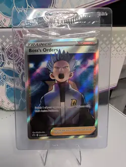 SEALED Boss's Orders Full Art SWSH251 PROMO PACK 1 Full Art + 3 Holo Cards - Image 1