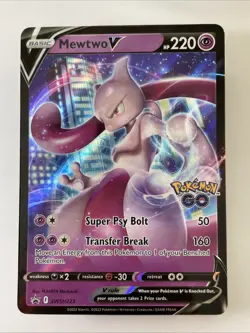 Mewtwo V SWSH223 - SWSH: Sword & Shield Promo Cards Holo (NM++) - Image 1