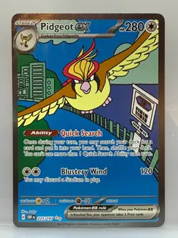 Pokemon TCG Pidgeot EX 225/197 Obsidian Flames Special Illustration Rare - Image 1