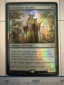 Formidable Speaker – Foil – Lorwyn Eclipsed – #176 – NM - Image 1