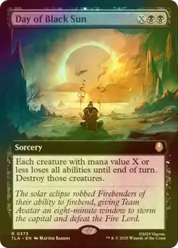 Day of Black Sun (Extended Art) R Avatar: The Last Airbender Foil NM - Image 1