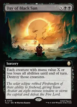 Day of Black Sun-Avatar: The Last Airbender-Extended Art-Foil-373-NM - Image 1