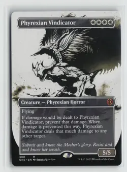 Phyrexian Vindicator 300 Showcase Phyrexia: All Will Be One ONE MTG Magic - Image 1