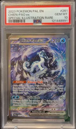 PSA 10 Chien-Pao ex 261/193 Paldea Evolved SAR Pokemon TCG English - Image 1