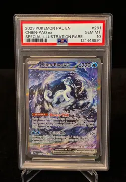 PSA 10 Chien-Pao ex 261/193 Paldea Evolved SAR Pokemon TCG English - Image 5