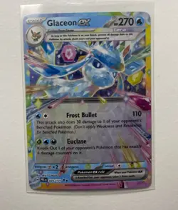 Glaceon ex 026/131 Holo Double Rare Prismatic Evolutions 2025 Pokemon NM/M - Image 1