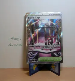 Battle Cage 116/094 Full Art from Phantasmal Flames Pokemon TCG Near Mint NM - Image 1