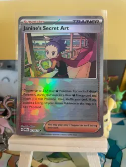 Janine's Secret Art Pokeball Pattern - Prismatic Evolutions - Pokemon TCG - NM - Image 1
