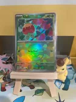 Pokemon TCG - Prismatic Evolutions - Applin - Pokeball Pattern NM - Image 1