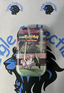 Pokemon TCG - Galar Power SIRFETCH’D Mini Tin - 2 Booster Packs *SEALED* - Image 1