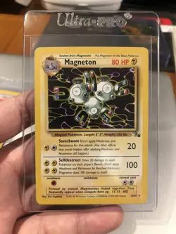 Pokemon 26/62 Magneton Australian 3rd Print 1999-2000 Red Packs VERY RARE!! LP+ - Image 1