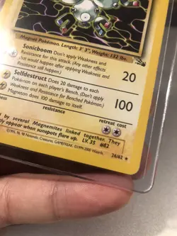 Pokemon 26/62 Magneton Australian 3rd Print 1999-2000 Red Packs VERY RARE!! LP+ - Image 2