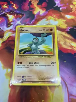 Machop 57/108 Evolutions Regular LP-Lightly Played Pokemon TCG - Image 3