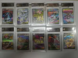 pokemon JPN M2A MA CharizardX EX & Gengar ex RPA 10（same as PSA10）lot*10 ER08 - Image 2