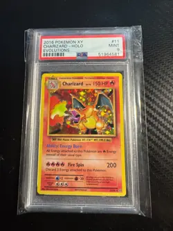 2016 POKEMON XY EVOLUTIONS #11 CHARIZARD-HOLO PSA 9 - Image 1