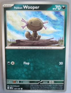 Pokemon TCG Paldean Wooper SV03 Obsidian Flames 127/197 Common Near Mint - Image 1