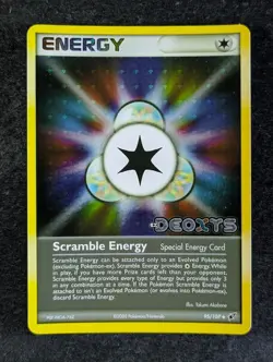 2005 Pokemon SCRAMBLE ENERGY #95/107 EX DEOXYS Uncommon Vintage English - Image 1