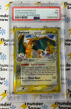 ⚡❄ 2006 Pokemon EX Crystal Guardians #4 Charizard Delta Species Holo PSA 7 - Image 1