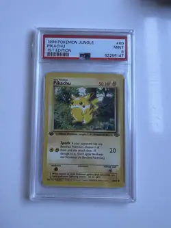 1999 Pokemon Jungle Pikachu 1st Edition #60 PSA 9 Regular - Image 1