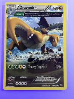 Dragonite #52/108 Pokemon XY Roaring Skies Non-Holo Rare - Light Play - Image 1