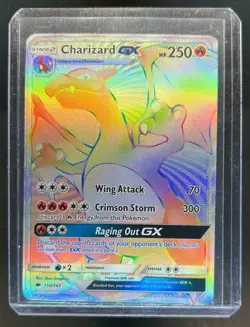 2017 Pokemon Sun & Moon Burning Shadows Charizard GX #150/147 - Image 1