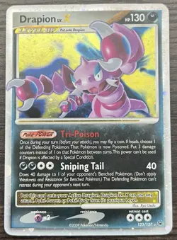 Drapion LV.X 123/127 Pokemon TCG Platinum Base Set Holo Lightly Played LP - Image 1