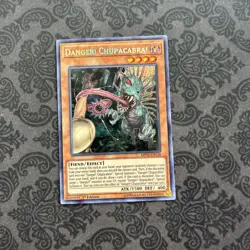 Yugioh! Danger! Chupacabra! MP19-EN138 Secret Rare 1st Edition - Image 1