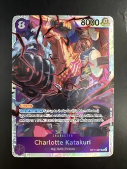 Charlotte Katakuri OP11-067 SR A Fist of Divine Speed One Piece NM - Image 1