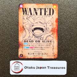 Monkey D. Luffy Nika Wanted poster OP05-119 SEC Parallel One Piece Card Japanese - Image 1