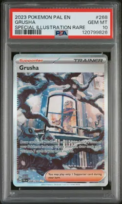 2023 POKEMON PAL EN-PALDEA EVOLVED SPECIAL ILLUSTRATION RARE #268 GRUSHA PSA 10 - Image 1