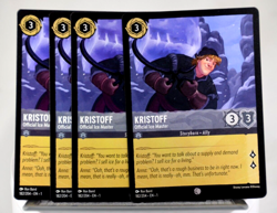 Disney Lorcana TCG The First Chapter Kristof Official Ice Master 182/204 (C) x4 - Image 1
