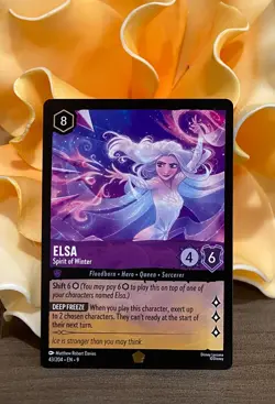 Disney Lorcana Fabled ~ Elsa - Spirit of Winter 43/204 - Image 1