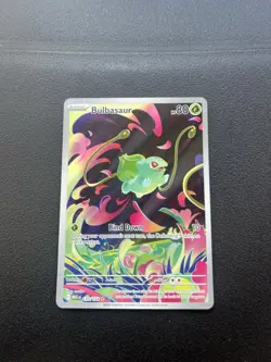 Pokemon TCG Bulbasaur Card 133/132 IR Mega Evolutions Near Mint Condition - Image 1