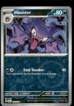 Pokemon Haunter 056/091 Paldean Fates Reverse Holo Common 4 Card Lot - Image 1