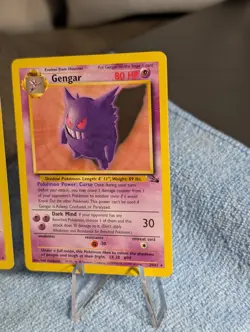 1999 Fossil Pokemon Card Lot Gengar, Haunter Non-Holo - Image 3