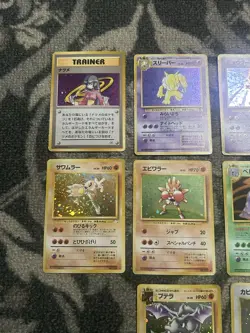 Pokemon Card Lot Of 10 Japanese Vintage Holos Various Condition Ninetales Mewtwo - Image 3