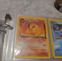 Vintage Pokemon Cards team Rocket Lot Of 9 Non Holo MP/HP* MINT CONDITION - Image 2