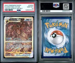 Pokemon Giratina VSTAR Crown Zenith Secret Rare Full Art #GG69 PSA 10 Gem Mint - Image 3